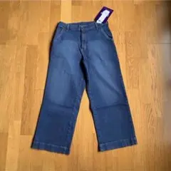 イオン トップバリュ ワイドデニムパンツ レディース 67 ジーンズ デニムのサムネイル