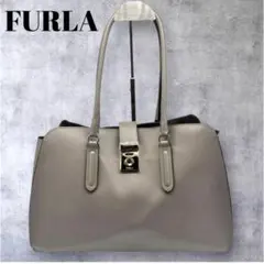 フルラ FURLA トートバッグA4 ビジネス オフィスカジュアル グレージュ
