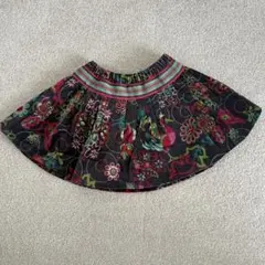 【OILILY オイリリー】スカート　キッズ　110cm 花柄　プリーツのサムネイル