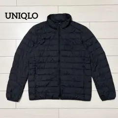 【美品】ユニクロ　ウルトラライトダウンジャケット　ブラック　メンズL