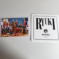 MAZZEL 塔唱片咖啡 杯墊 貼紙 龍輝 RYUKI