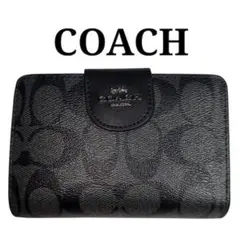 COACH コーチ CW530 二つ折り財布 スタープリント シグネチャー - メルカリ