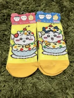 ちいかわ　ハチワレ　鹿児島　限定 氷　しろくま ソックス 靴下　2足