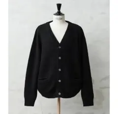 WAIPER.inc モヘアニットカーディガン OLD ブラック