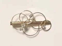 ストーン付きヘアクリップ