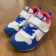 ムーンスター スニーカー 青/白/ピンク　15.5センチ