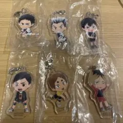 ハイキュー!! アクリルチャーム 赤葦 木兎 影山 研磨 古森 縁下 一番くじ