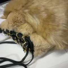 KIKOフェイクファーショルダーバック