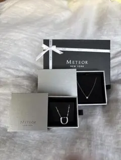 METEOR NEW YORK モアサナイト ネックレス2点セット