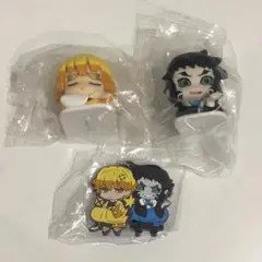鬼滅の刃　ガチャガチャ【我妻善逸＆獪岳】3点セット