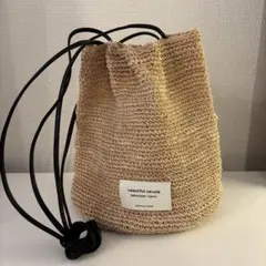 【美品】beautiful people STUDIOUS かごショルダーバッグ