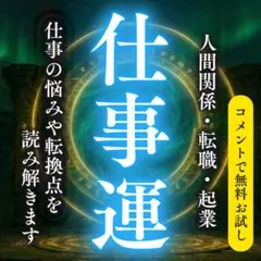 【霊視鑑定】仕事・恋愛・復縁・人間関係・金運・縁切り・占い・不運・家族・子宝