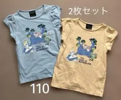 ディズニー 不思議の国のアリス Tシャツ 110cm 2枚セット 双子 お揃いのサムネイル