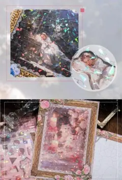 3Dハウスステッカーセット　シール2種