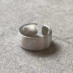 14号 マット silver 艶消し メンズアクセサリー古着 指輪