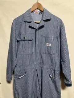 Dickies ディッキーズ ヒッコリー つなぎ オールインワン M