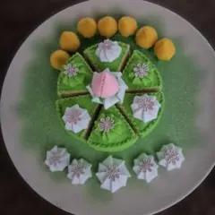 フェルトミニ抹茶ホールケーキのサムネイル