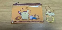 サンリオ ポムポムプリン ミニポーチ リングラバーチャーム 2点セットまとめ売り