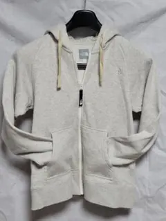 THE NORTH FACE　刺繍ロゴ フードジップアップパーカー　スエット
