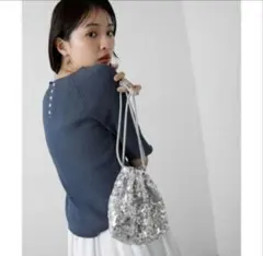 N.Natural Beauty Basic ボートネックリブニットのサムネイル
