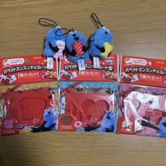 パペットスンスン スシロー コラボ 限定 マスコット　コンプリート　おまけ付き