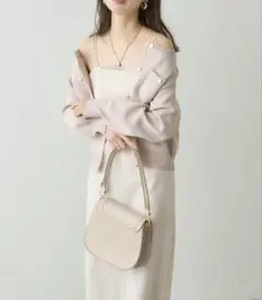 最終値下げ【新品未使用】カップ付きカットソーキャミワンピース