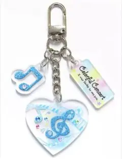 カミオジャパン　キャラクターズ 3連アクリルキーホルダー　音符　平成　ガチャ