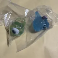 ピクサーキャラクター ファッションリング ロイヤルクリア　サリー　マイク　セット