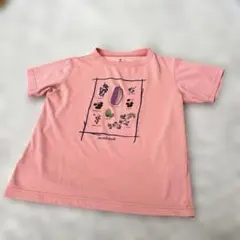 mont-bell Tシャツ ピンク　木の実 140センチのサムネイル