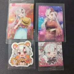 ホロライブ　百鬼あやめ　シール　カード