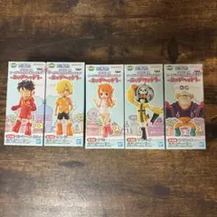 ワンピース ワールドコレクタブルフィギュア5体セット