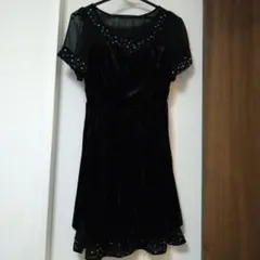 swingle スウィングル ベロア ドレス ワンピース