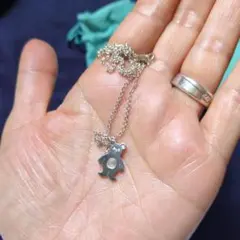 美品⑦希少 ティファニー ハイビスカス パール ネックレス シルバー925 