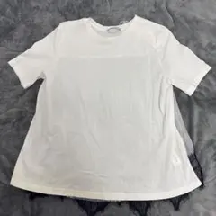 【ZARA】新品タグ付き Tシャツ レース カットソー ホワイト S