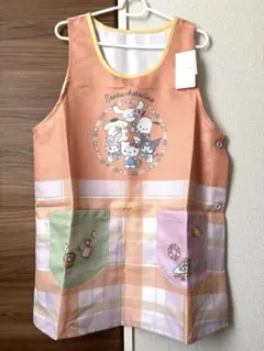 サンリオキャラクターズ エプロン オレンジ