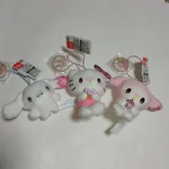 mikko×sanrioドーナツデザインマスコット　キティ　マイメロ　シナモン