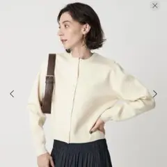 新品同様 BEAUTY&YOUTH ミラノリブカーディガン ウォッシャブル