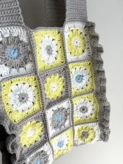 モチーフ編みバッグ ハンドメイド