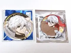 ブルーロック スマイルベースカフェ 天狗茶亭 バレンタイン 缶バッジ 凪誠士郎