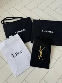 CHANEL Dior YSL ショッパーセット