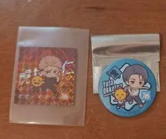 【即日匿名発送】コジマ×呪術廻戦 缶バッジ／乙骨憂太 ステッカー セット売り