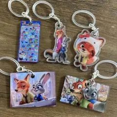 ズートピア キーホルダー チャーム アンブレラマーカー