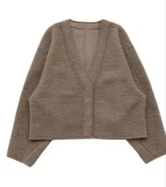 select MOCA ブークレーVネックショートカーディガン