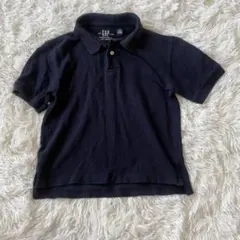 GAP キッズ ポロシャツ 紺 XSサイズ コットン100%
