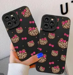 ハローきティサンリオギャルヒョウ柄iPhoneケースiPhone13.14.15