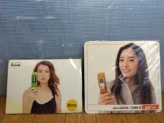 仲間由紀恵さん＆長谷川京子さん(新品)マウスパッド 2枚セット非売品