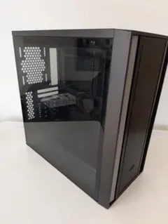 SOEYI CH2+ ピラーレス 水槽型 PCケース 黒 ファン5基（ARGB） - メルカリ