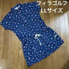 フィラゴルフ♡大きいサイズ　ゴルフワンピース　ネイビー