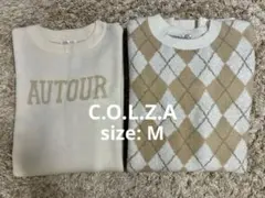 【美品】C.O.L.Z.A セーター 2点セット M