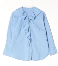 ロペピクニック フリル襟ブラウス 美品